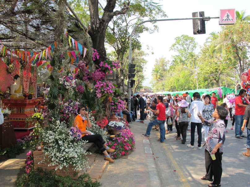 チェンマイ花祭り