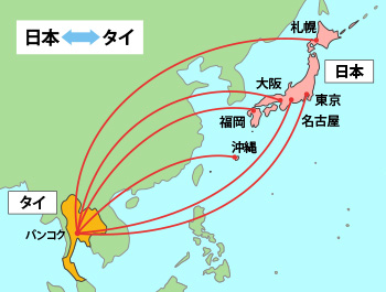 タイ行きの航空便 公式 タイ国政府観光庁