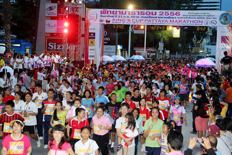 タイで行われるマラソンイベント