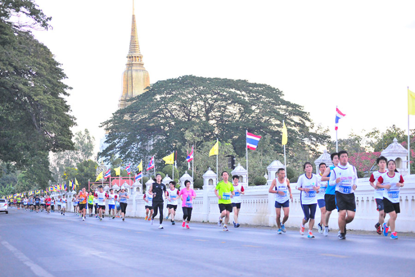 タイで行われるマラソンイベント