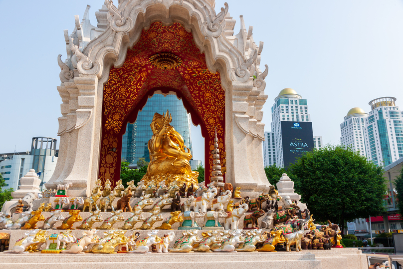 トリムルティの祠／ガネーシャ像