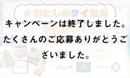 【キャンペーン】#わたしのタイ気分 SNSプレゼントキャンペーンは今月30日まで