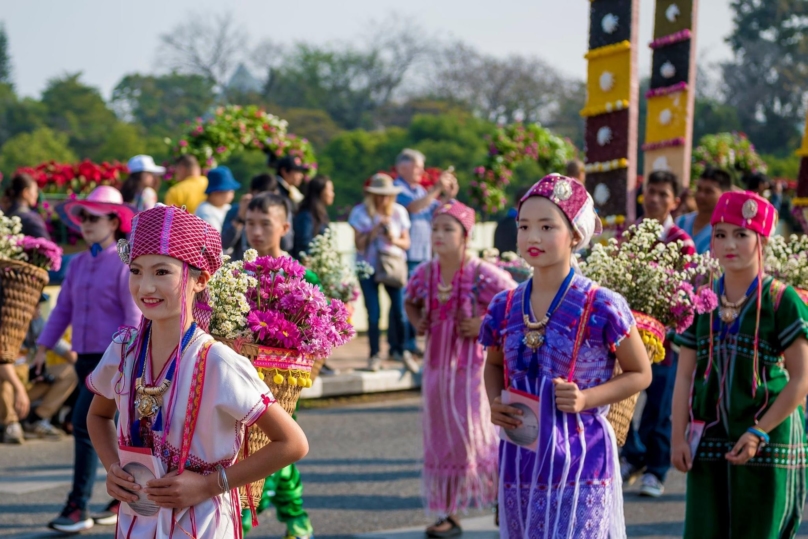 チェンマイ花祭り