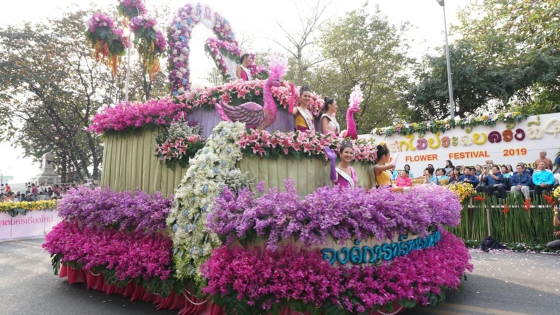 チェンマイ花祭り