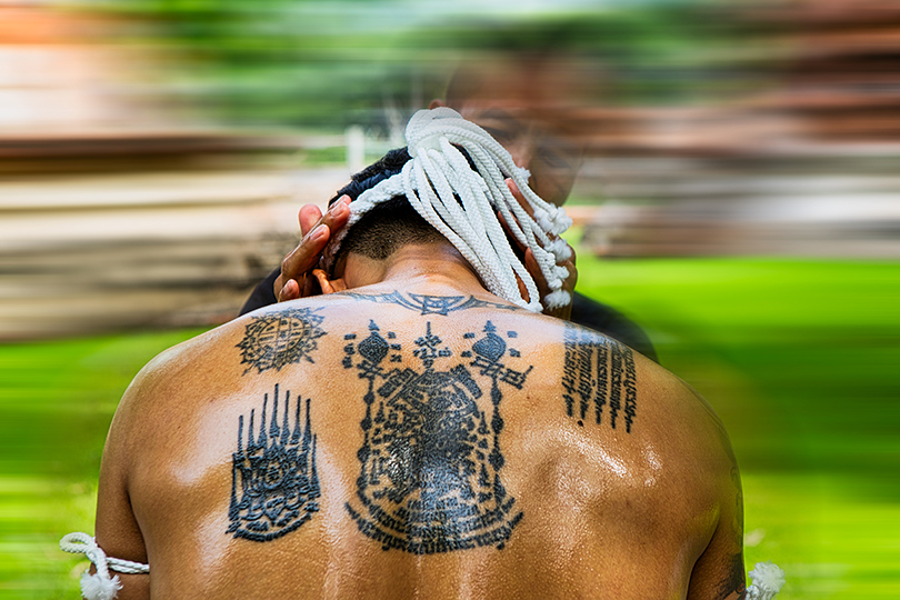 TATTOO タイ 大柄 手彫り道具 サクヤン