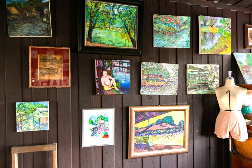 クローン・バンルアン水上マーケット (クローン・バンルアン・アート・ハウス)