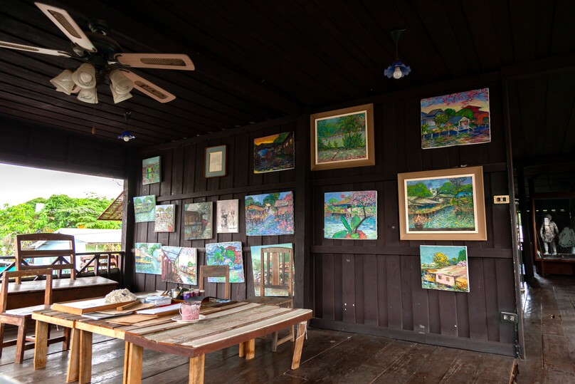 クローン・バンルアン水上マーケット (クローン・バンルアン・アート・ハウス)