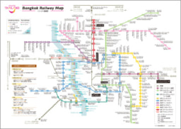 【旅行でご活用ください】バンコク最新路線図・観光マップ公開
