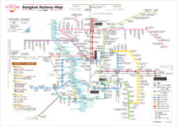 【旅行でご活用ください】バンコク最新路線図・観光マップ